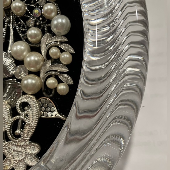 FRAMED JEWELRY ART COLLAGE IN GLASS FRAME. UNIQUE HANDMADE OOAK 🎁 - Picture 3 of 9